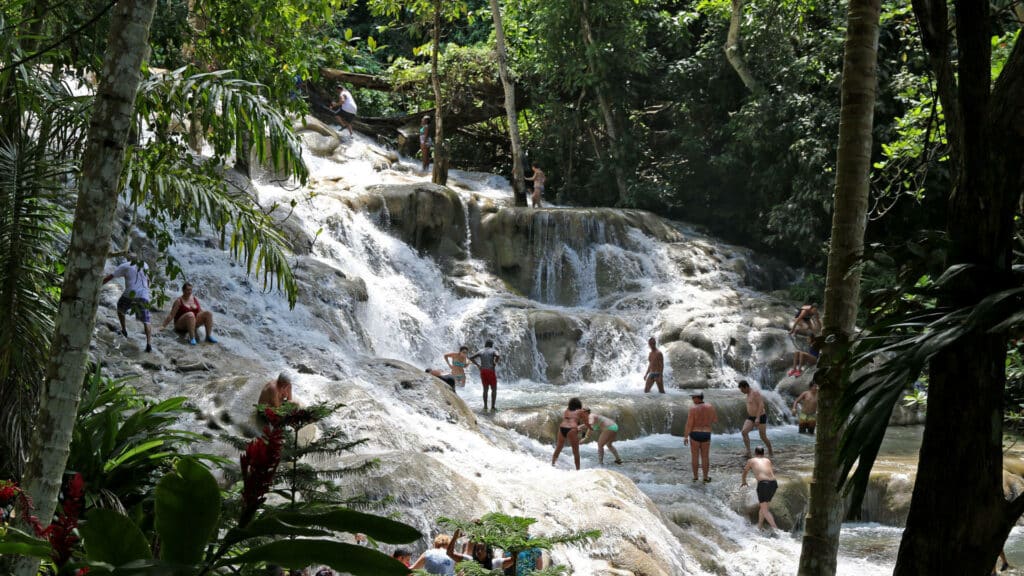 Dunns-River-Falls-Climb. Is Jamaica safe
