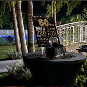 cake for 60th birthday in Jamaica